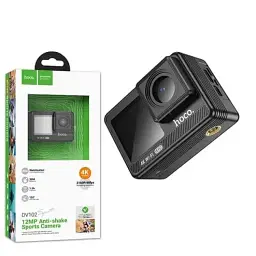 Екшн-камера Hoco DV102 4K Anti-Shake, Wi-Fi водонепроникна, спортивна, цифрова стабілізація чорна - мініатюра 5