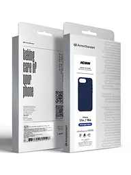 Силиконовый чехол с MagSafe для Apple iPhone 16e/17e, ICON2 MagCase, синий, противоударный, панель с мягкой подкладкой, защита всего корпуса, поддержка беспроводной зарядки, совместим с защитными стеклами и пленками, ArmorStandart (ARM83968) - мініатюра 10