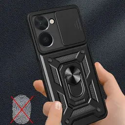 Панель BeCover Military для Realme 10 Black (709169) - мініатюра 5