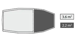 Намет тримісний Robens Sage 3 Pro (130401) - мініатюра 8