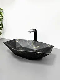 Умивальник VBI Venezia S marble matt накладний VBI-012403, Мармур - мініатюра 3