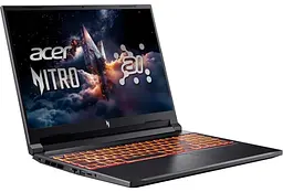 Ноутбук Acer Nitro V 16 AI ANV16-42-R0S5 (16 FHD IPS 180 Hz, Ryzen 5 240, 16 GB, 512 SSD, RTX 3050, DOS) Black (NH.U1KEU.008) - мініатюра 2