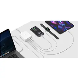 Мережевий зарядний пристрій Belkin Boost Up Charge Pro GaN 4-Ports Charger 108W White (WCH010VFWH) [158903] - мініатюра 7