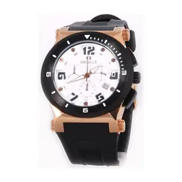 Наручний годинник Seculus 4496.2.503 white, ss-rose ipb, silicon