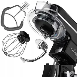 Кухонний комбайн Lehmann Mastic 3000 Вт Black - мініатюра 5