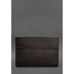 Шкіряний чохол-конверт BlankNote на магнітах для MacBook 13 Темно-коричневий - мініатюра 5