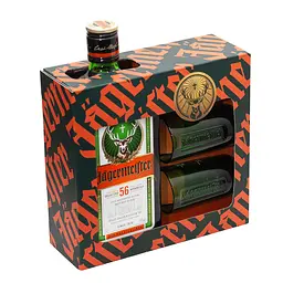 Набір: Лікер Jagermeister 35% 0.7 л з двома шотами баугауз 40 мл (642934) - мініатюра 3
