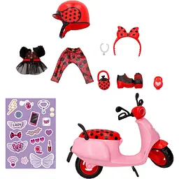 Ляльковий ігровий набір BFF By Cry Babie Talents Lady's Scooter 20 см (911123) - мініатюра 7