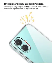 Чохол до мобільного телефона BeCover Silicone Tecno Spark Go 2 (KM4) Transparent (714682) - мініатюра 3
