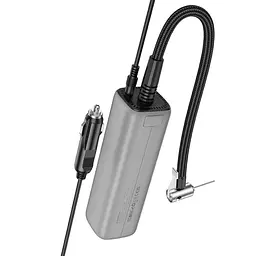 Автомобільний насос Borofone FC1 Air Pump Black Gray - мініатюра 7