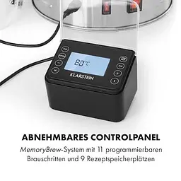 Пивоварня побутова Klarstein Brauheld Pro 2500W 30л (10034586) - мініатюра 3