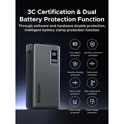 Пуско-зарядний пристрій Ugreen ES702 12000mAh (35977) [170374] - мініатюра 4