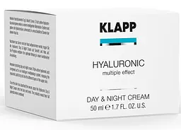 Крем для обличчя Klapp Hyaluronic Day & Night Cream, 50 мл - мініатюра 2