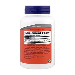 Амінокислота Now Foods 5-HTP (гідроксітріптофан), 100мг, 120 вегетаріанських капсул (NOW-00106) - мініатюра 2