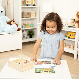 Пазл Melissa & Doug Динозаври набір з 4 пазлів в коробці (MD3791) - мініатюра 4