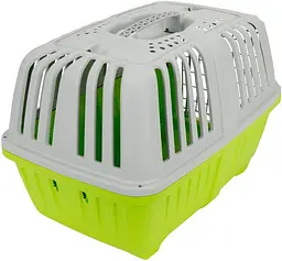 Переноска для тварин 55x36x36 см MPS PRATIKO 2 Green (двері металеві) - мініатюра 4