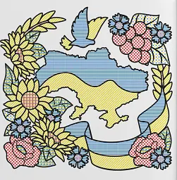 Патріотичні водяні розмальовки із секретом. Люба Україна! -