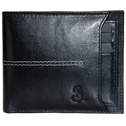 Портмоне чоловіче шкіряне Semi Line RFID Black (P8267-0) - мініатюра 5