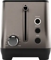 Тостер AIWA KOTAN ABT-1000 1000Вт 2 відділення мех. управління розморожування підігрів булочок - мініатюра 2
