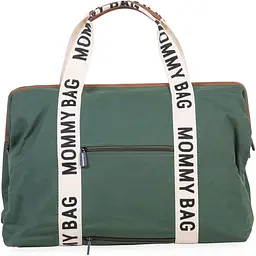 Сумка Childhome Mommy bag Signature - Canvas Green, зелена (CWMBBSCGR) - мініатюра 4