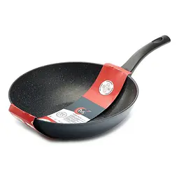 Сковорода-вок TVS Easy Eco Induction 28 см чорна BN793282910101 - мініатюра 3
