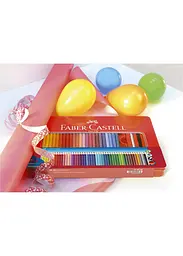 Набір олівців 48 кол. FABER CASTELL Grip 2001 акварельні тригранні + аксесуари (112448) - мініатюра 3