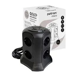 Мережевий фільтр живлення Patron SP-1683-USBT (EXT-PN-SP-1683-USBT) - мініатюра 3