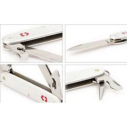 Ніж Victorinox Pioneer 93мм,8функ,ріфл.срібл - мініатюра 5