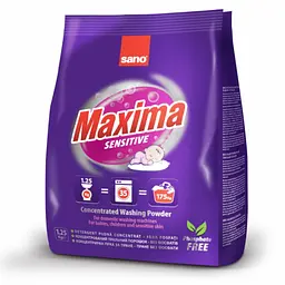 Пральний порошок Sano Maxima Sensitive 1.25 кг (7290000295336)
