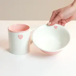 Тарілка глибока МВМ My Home 14 см рожева (KP-48 PINK) - мініатюра 3