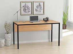Письмовий стіл L-2p Loft design (Дуб Крафт золотий)