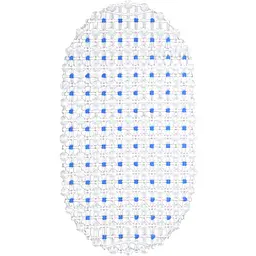 Килимок для ванної Eco Fabric Крапка 63х34 см блакитний (6334-004) - мініатюра 2