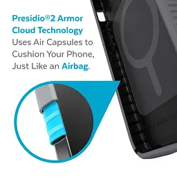Чохол протиударний з антимікробним покриттям Speck Presidio2 Grip MagSafe 141759-9133 для Apple iPhone 13/14 (6.1") Grey - мініатюра 3