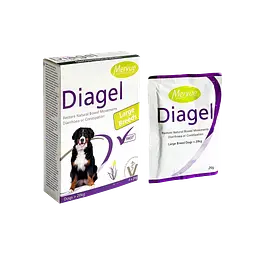 Mervue Diagel Dogs Харчова добавка Діагель для собак великих порід 4х20 г