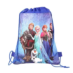 Сумка-рюкзак для взуття Frozen (Фрозен) двосторонній принт, на шнурках – дитячий мішок для школи та спорту