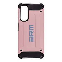 Чехол для Samsung Galaxy A05s (A057), Panzer, розовый, противоударный, бронированный, милитари, панель-накладка, защита всего корпуса, защита дисплея и камеры, термополиуретан (TPU) + поликарбонат (PC), ArmorStandart (ARM73706)