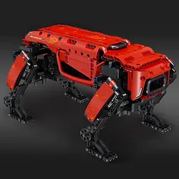 Конструктор дитячий на радіокеруванні Mould King Робот-Пес 921 деталь  - мініатюра 6
