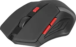 Мишка Defender Accura MM-275 Black-Red (52276) - мініатюра 2