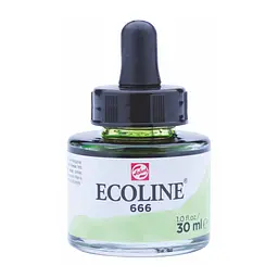 Фарба акварельна рідка Ecoline (666) Пастельна зелена 30 мл Royal Talens [CD]