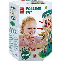 Головоломка з бамбука Hape Pallina з кульками (E5522) - мініатюра 7