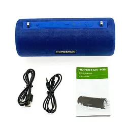 Портативна Bluetooth-колонка Hopestar H39 бездротова колонка з радіоприймачем фм бумбокс - мініатюра 7