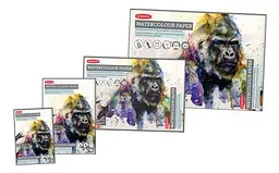 Склейка для акварелі А3 (29,7х42 см) 300г/м2 12л білий гладкий папір Derwent - мініатюра 2