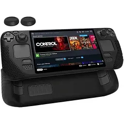 Чохол Dobe Silicone Case для Valve Steam Deck Black [105016] - мініатюра 4