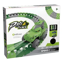 Інтерактивний трек з інерційною машинкою SHT 5510-7 Dino Trak (92pcs/1CAR) Green Epik - мініатюра 2