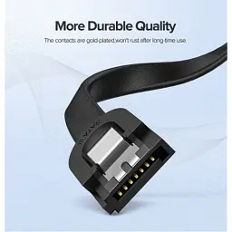 Кабель для передачі даних SATA 3 Data Cable 0.5m US217 Black Ugreen (30796) - мініатюра 5
