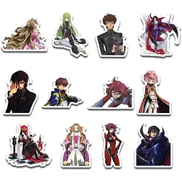 Стикерпак набір наклейок G-Toys Code Geass 45 шт. (SP CG 01) - мініатюра 2