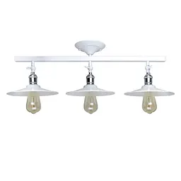 Потолочна люстра LED Levistella 752X837F-3 WH, E27, білий метал, стиль лофт, 3 плафона