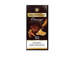 Шоколад MILLENNIUM 100г Favorite Orange чорний 80%