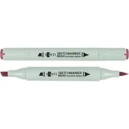 Набір спиртових маркерів Santi Brush SA-102 умбра 6 шт. (390909)