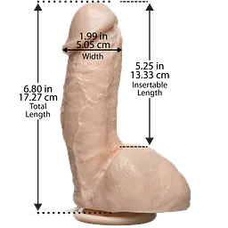 Фалоімітатор Doc Johnson The Amazing Squirting Realistic Cock - мініатюра 2